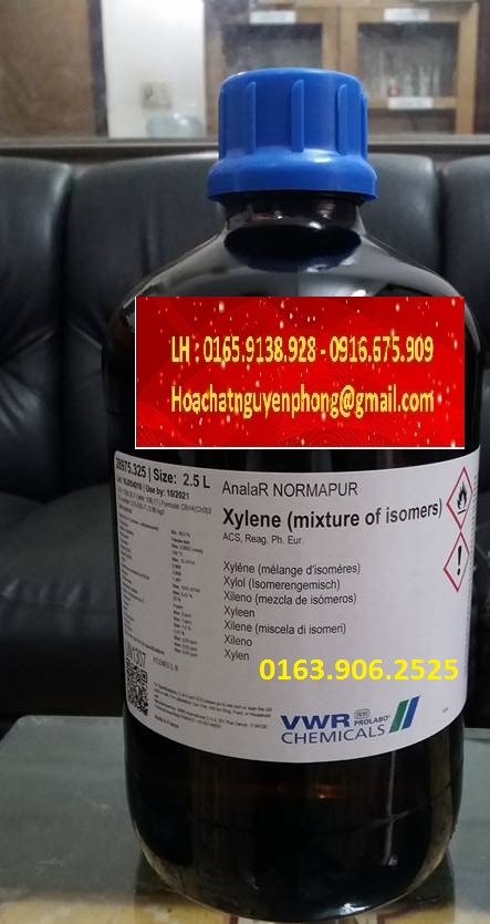 XYLENE ,PROLABO, C6H4(CH3)2 ,  VWR , Prolabo , PHÁP , 1330-20-7