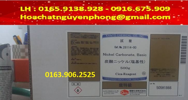  NiCO3, Niken Cacbonat, Kanto, Nhật Bản