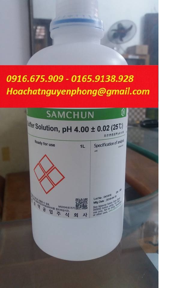 Buffer Solution pH 4.00 , Samchun , Hàn Quốc