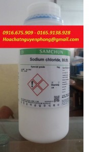 SODIUM CHLORIDE , NaCl , 99,5 % , SAMCHUN ,HÀN QUỐC