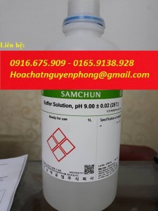 Buffer Solution , pH 9 , Samchun , Korea , Hàn Quốc