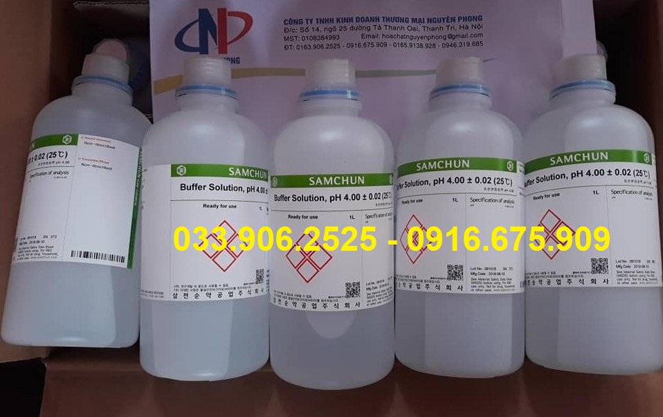 Buffer Solution pH 4.00 , Samchun , Hàn Quốc