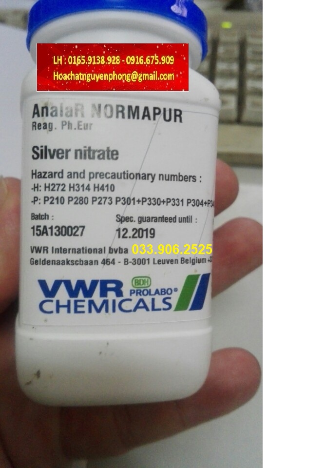 Bạc Nitrat , AgNO3 , Prolabo , Pháp