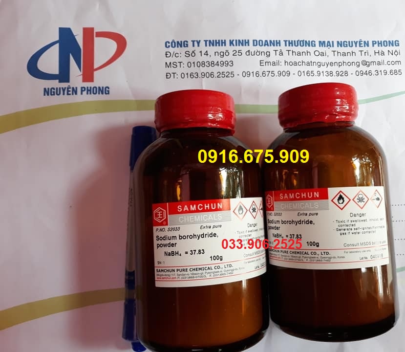 NaBH4 , Sodium borohydride , Natri borohydride ,Samchun , Han quoc