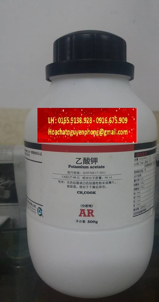 Kali axetat , CH3COOK , Potassium acetate , XILONG