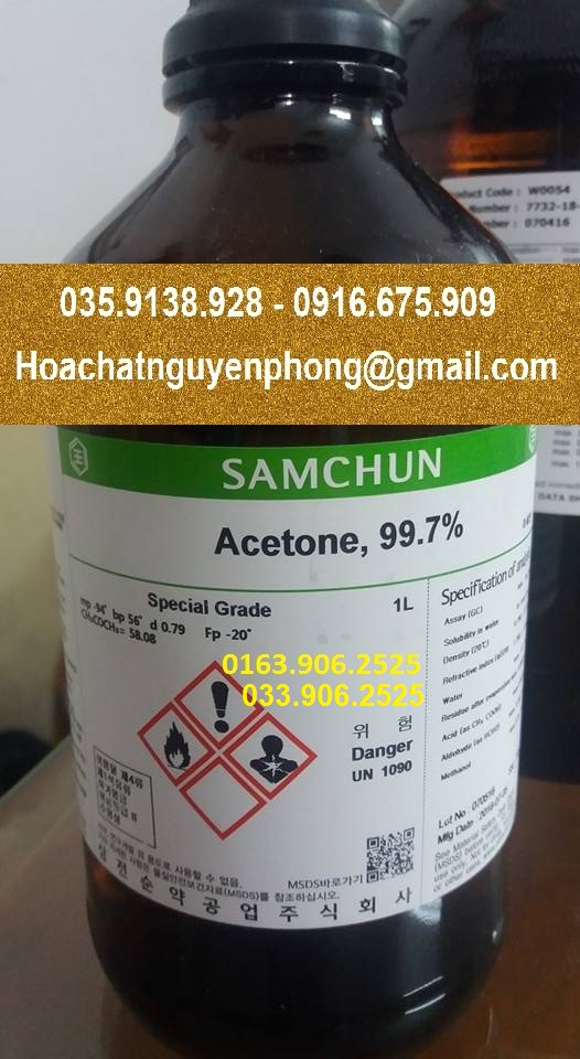 Acetone , Samchun , Hàn Quốc